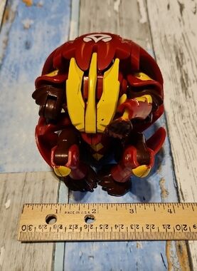 Bakugan Gundalian Invaders Bakumorph Red Dragon Figure by Spin Master